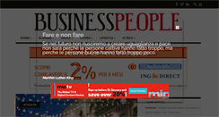 Desktop Screenshot of businesspeople.it